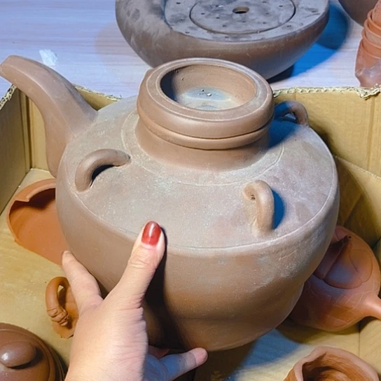 茶壶紫砂全手工半手工制作宜兴紫砂壶不退不换