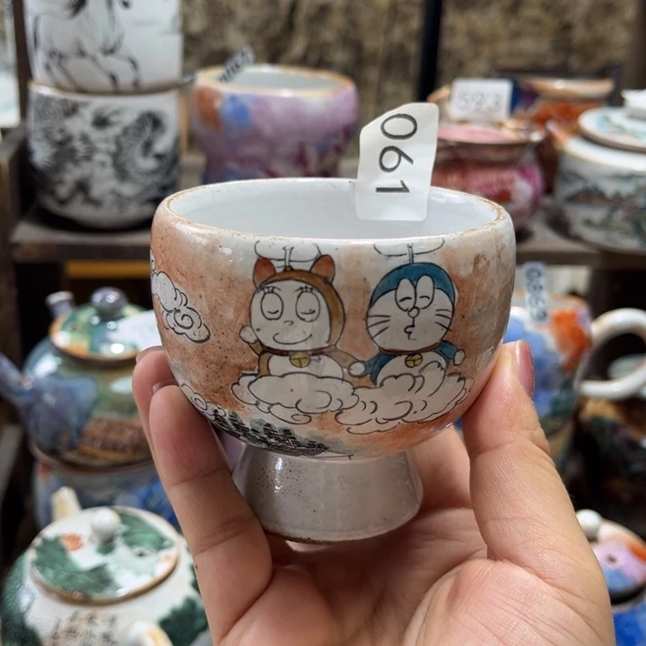 p***y全手工柴烧志野手绘061