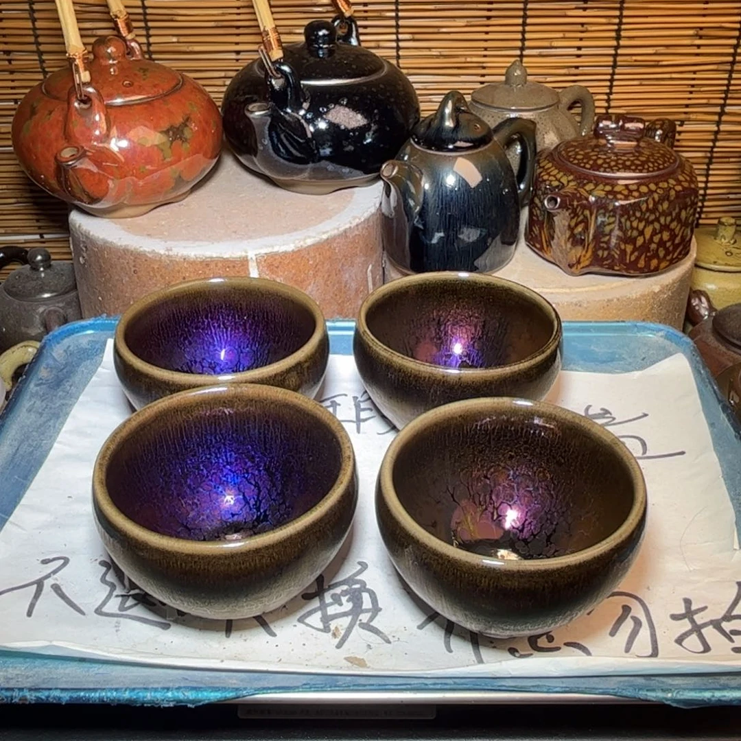 茶盏建窑建盏 微瑕作品