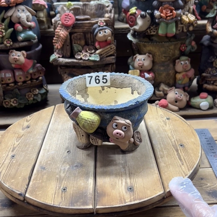 嘻哈多肉花盆百搭