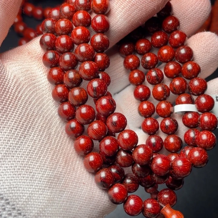 檀香紫檀（小叶紫檀）0.8*108颗鳞底