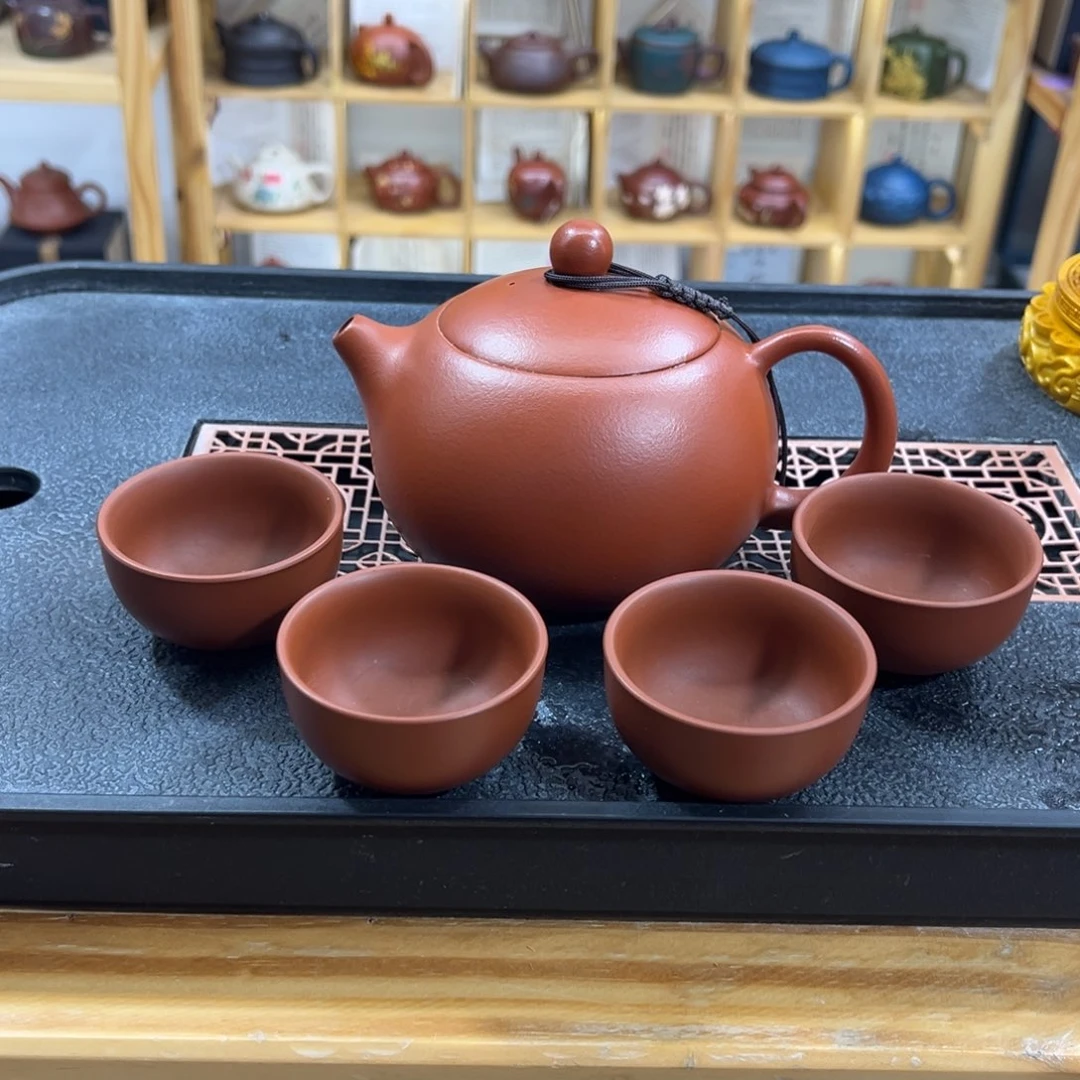 紫砂紫砂胖西施（一壶四杯）