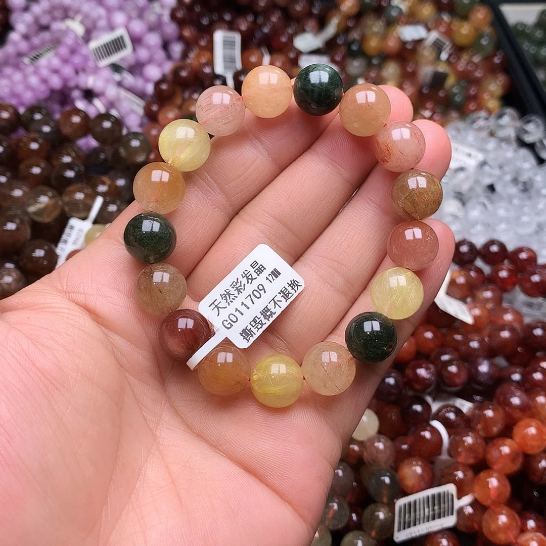 未镶嵌水晶手链，，