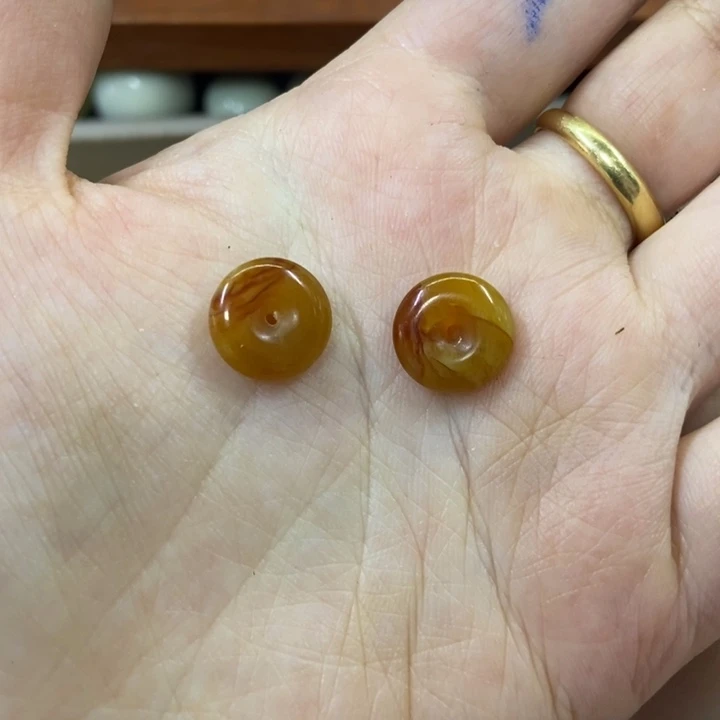 蛇纹石玉配件未镶嵌莫*