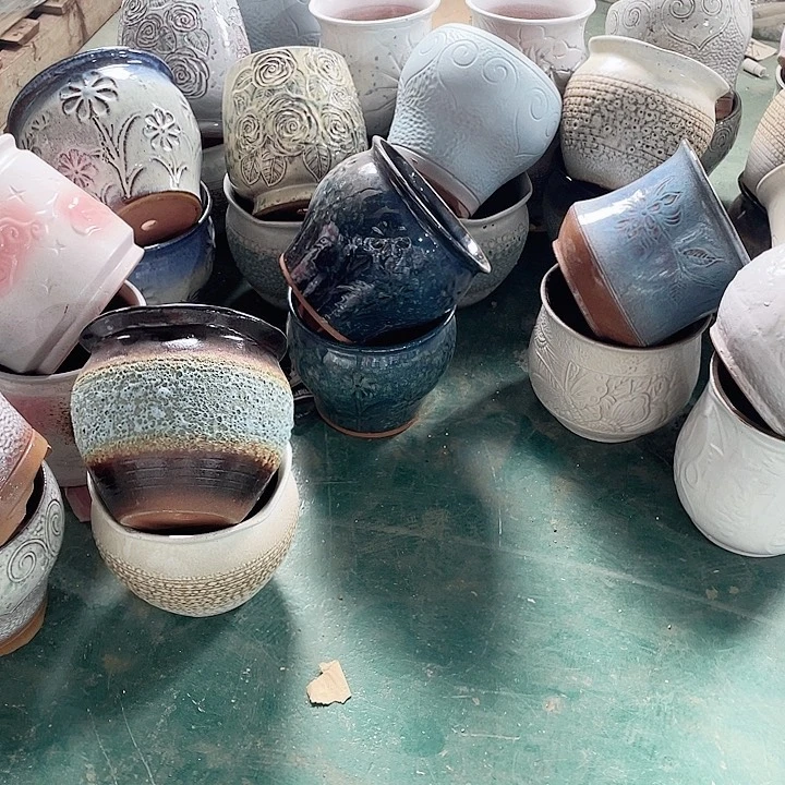 红陶正品颜色随机两个