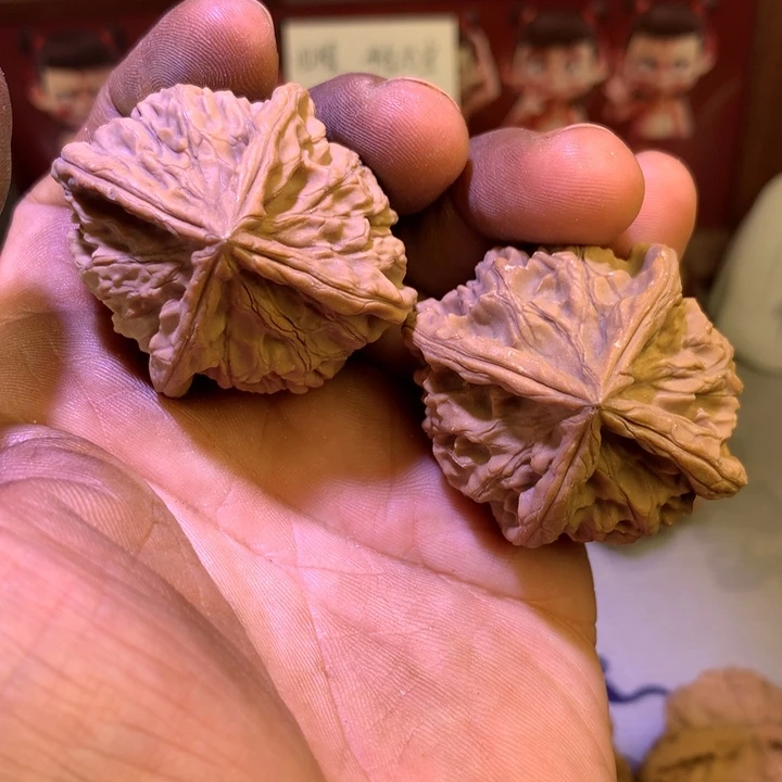 把件文玩核桃玉玺四棱