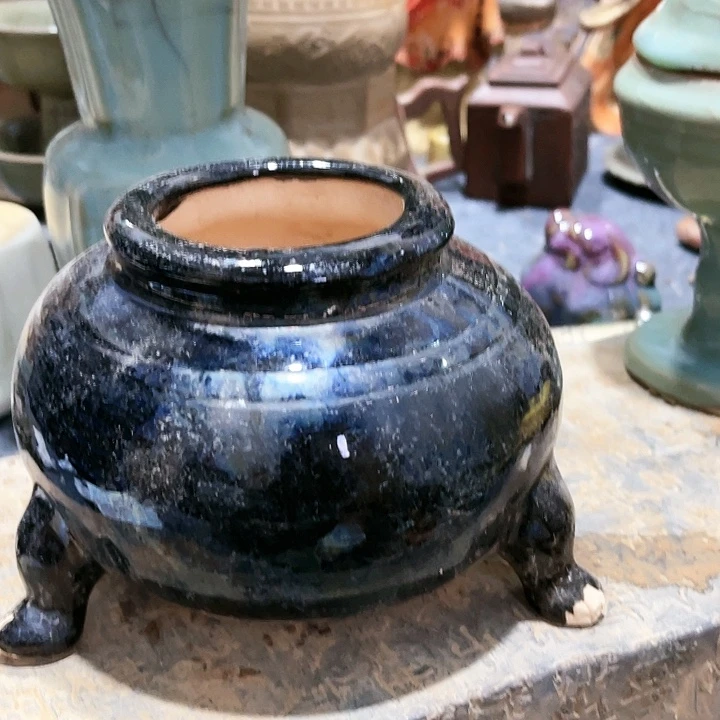 瓦当摆件摆件茶桌茶台陶瓷