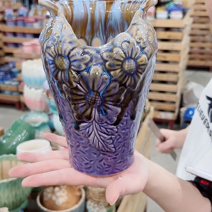 有孔，满10元发货多肉陶瓷花盆