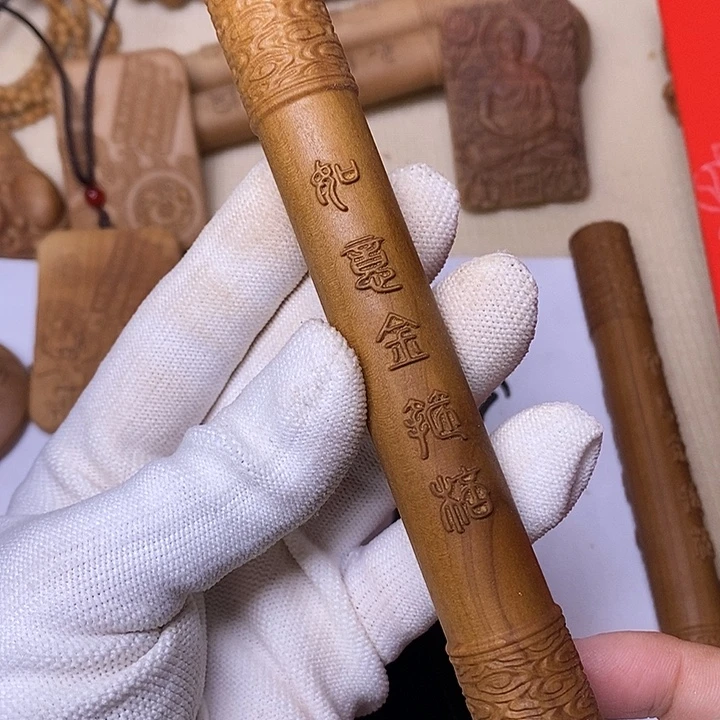 手串/手链檀香木老山檀香精雕如意金箍棒