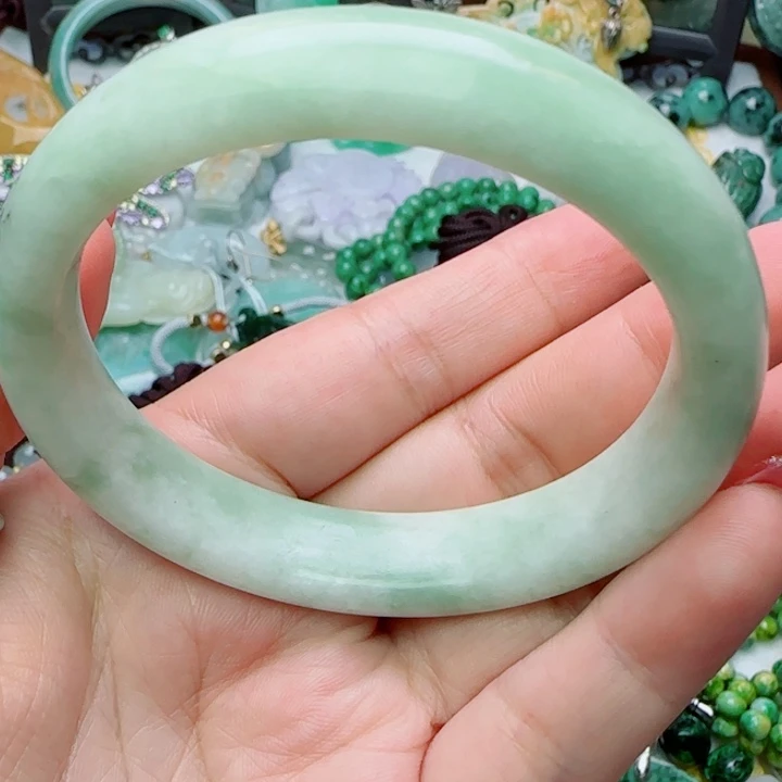 未镶嵌手镯翡翠天然A货29