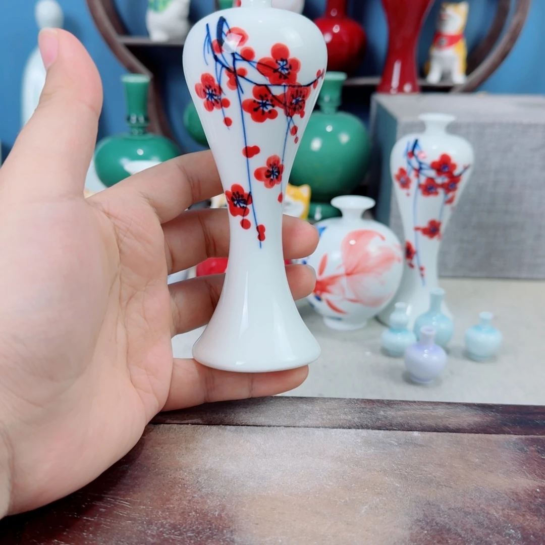 陶瓷手工小花器摆件