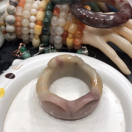 未镶嵌石英质玉珠宝半成品糖**甜