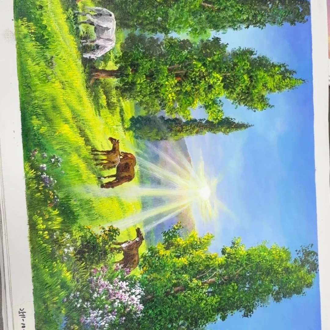 油画在干嘛了我想和