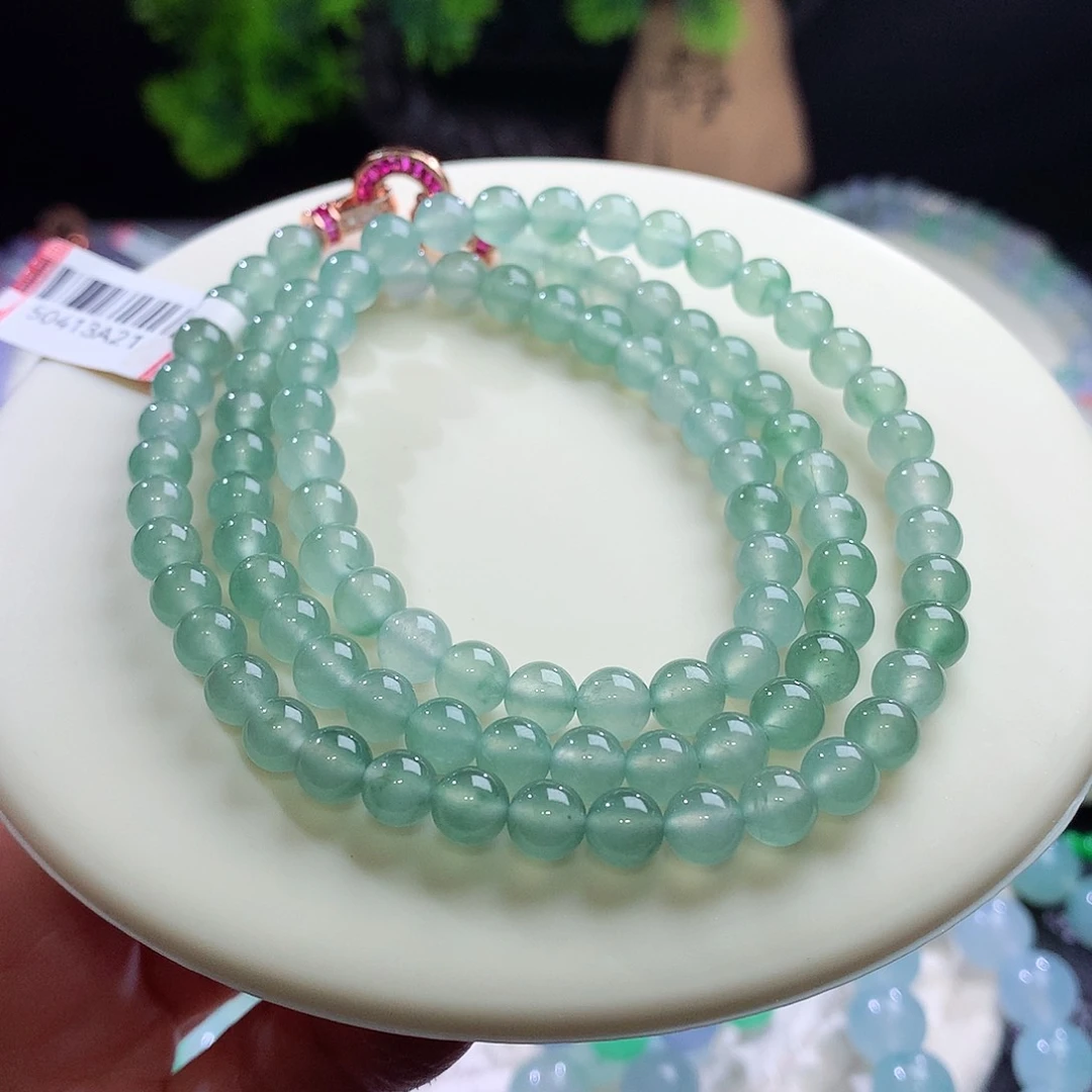 项链未镶嵌翡翠卡6mm