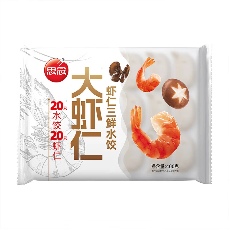 思念大虾仁三鲜水饺400g