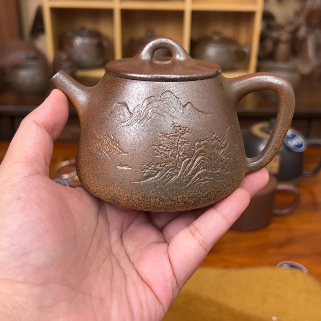 因***…三大师作品柴烧作品