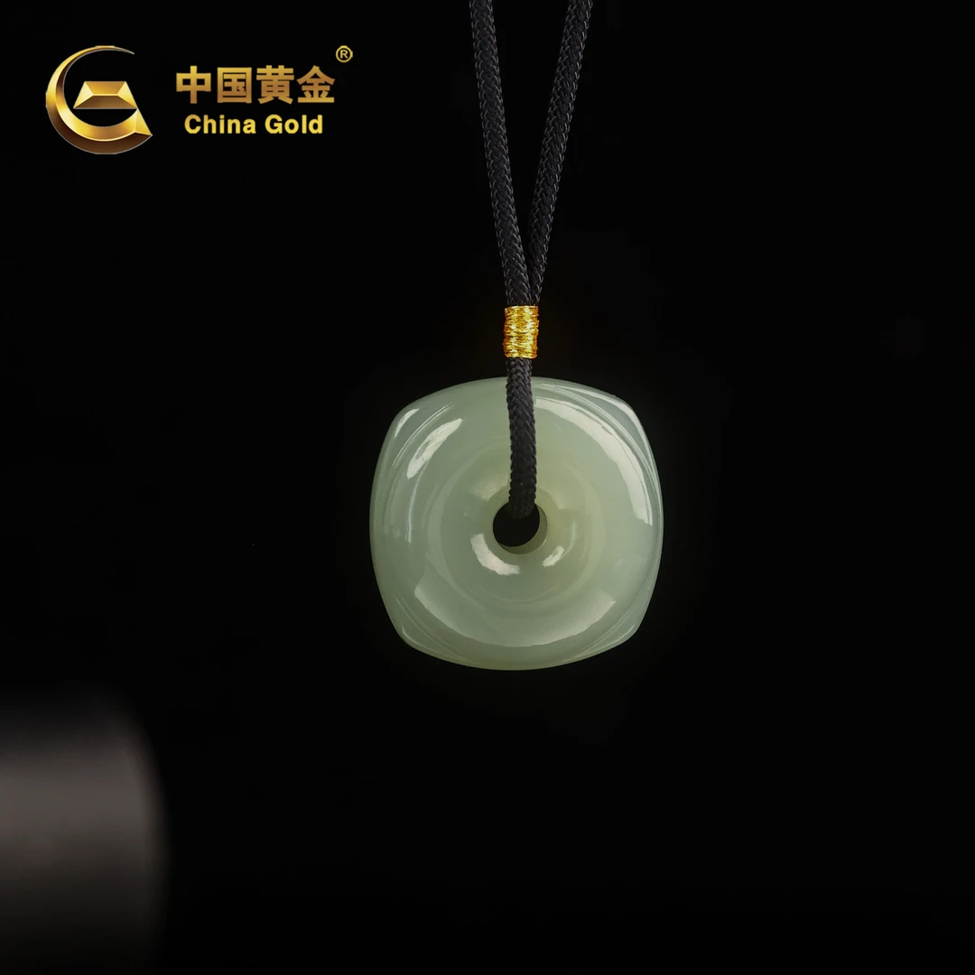 【中国黄金】| 和田玉*吊坠*未镶嵌-X2738-格