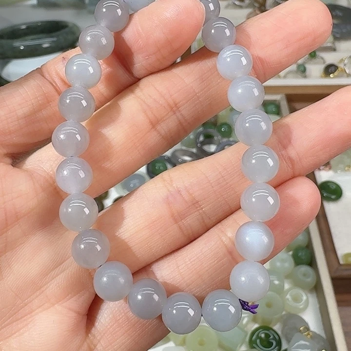 和田玉未镶嵌手链8mm