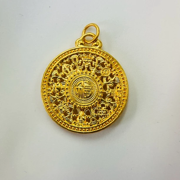 足金饰品/新款八宝罗盘/1.74/1B5B1854/Q