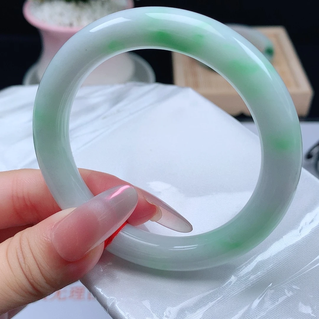 翡翠未镶嵌手镯1457