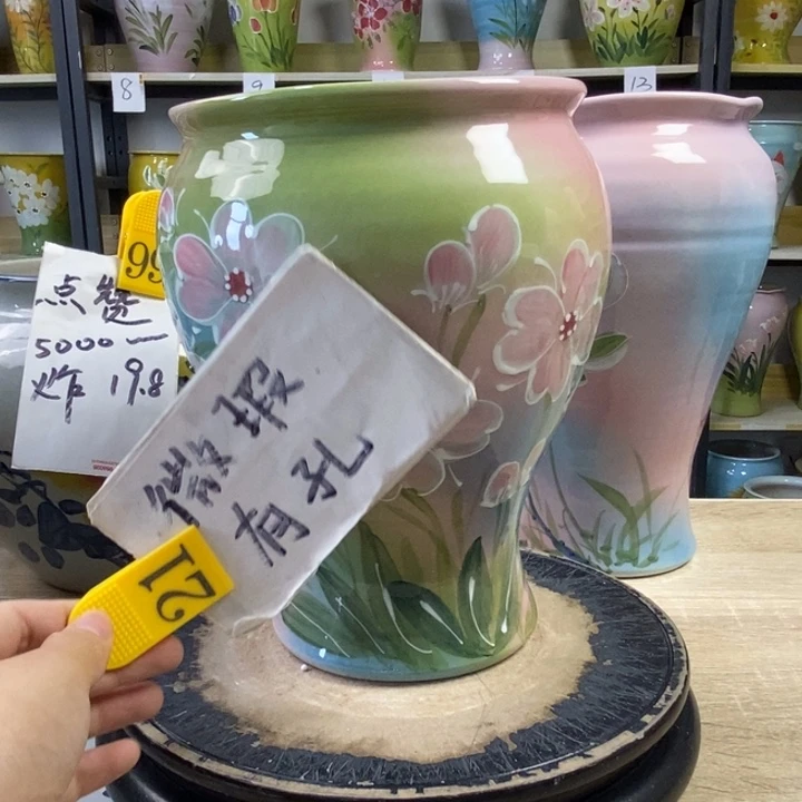 景德镇高温陶瓷花盆