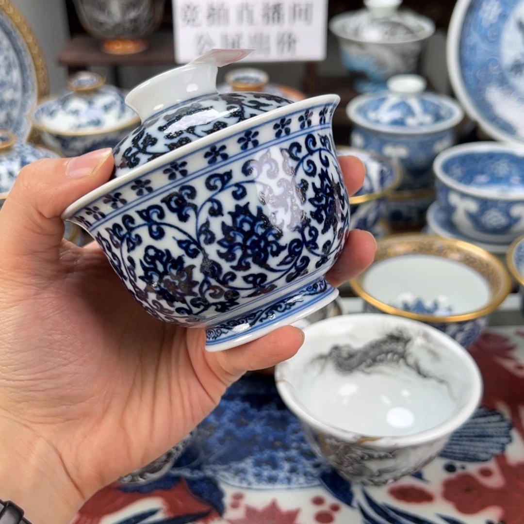 三***风景德镇手工手绘陶瓷