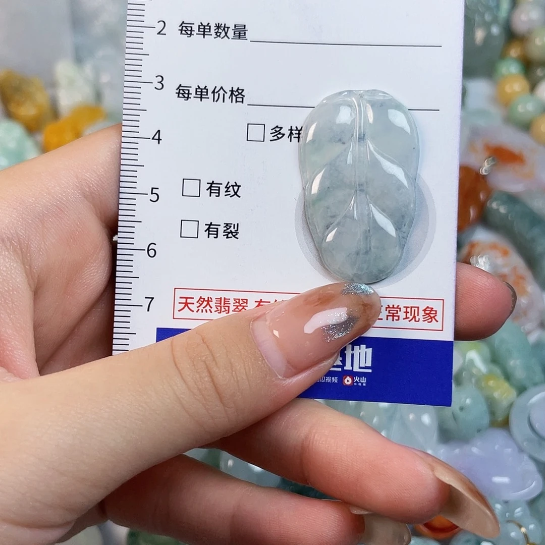 翡翠未镶嵌颈饰529