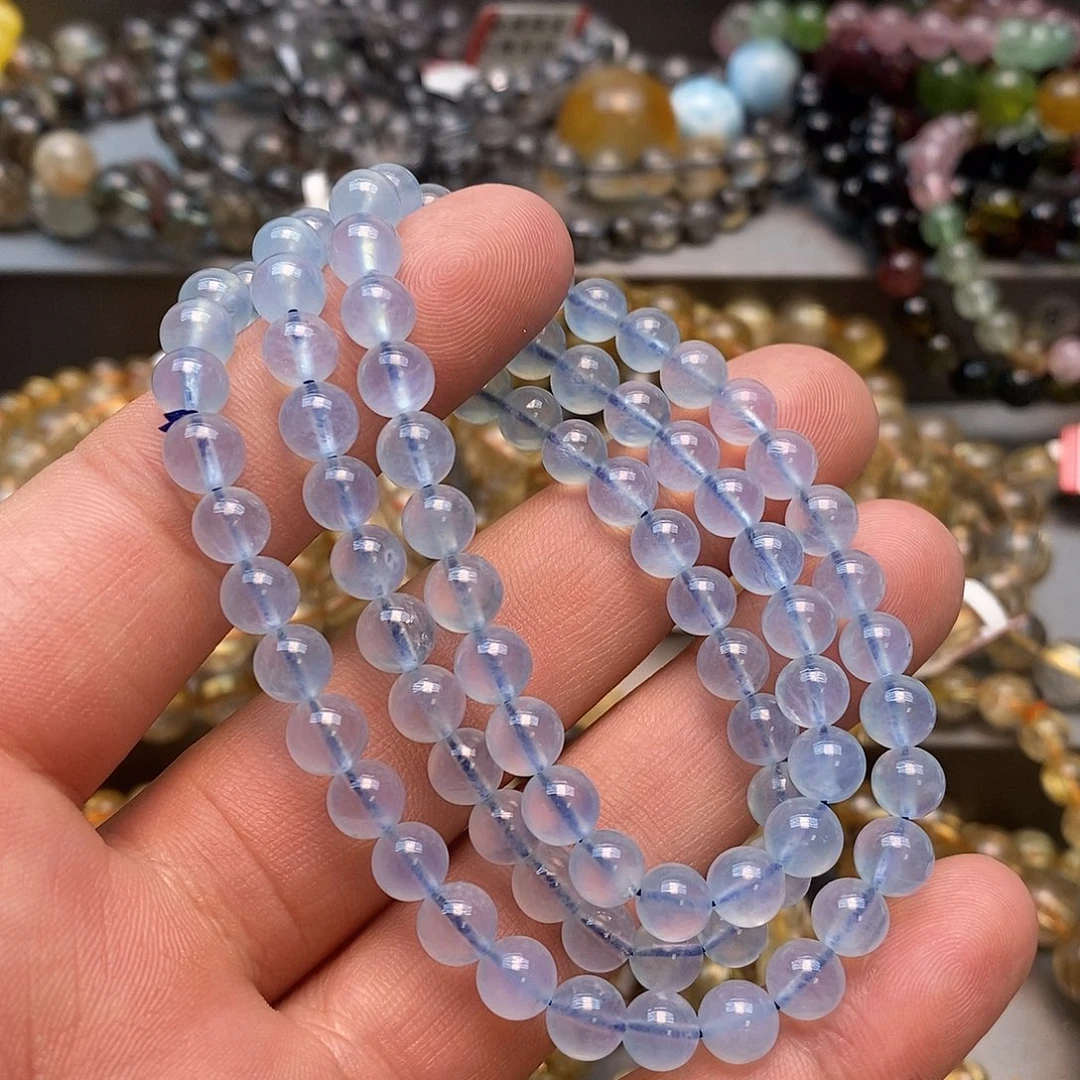 海蓝宝石未镶嵌手链