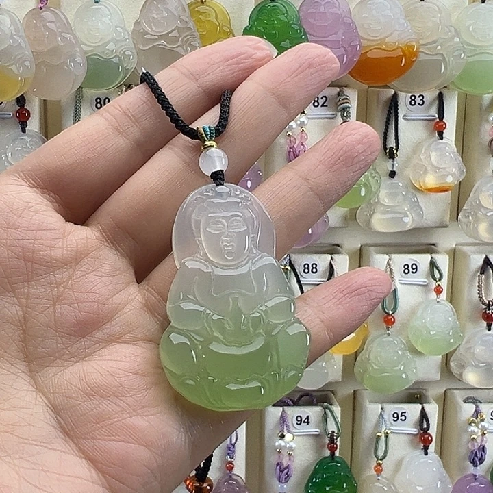大***G玛瑙/玉髓未镶嵌颈饰
