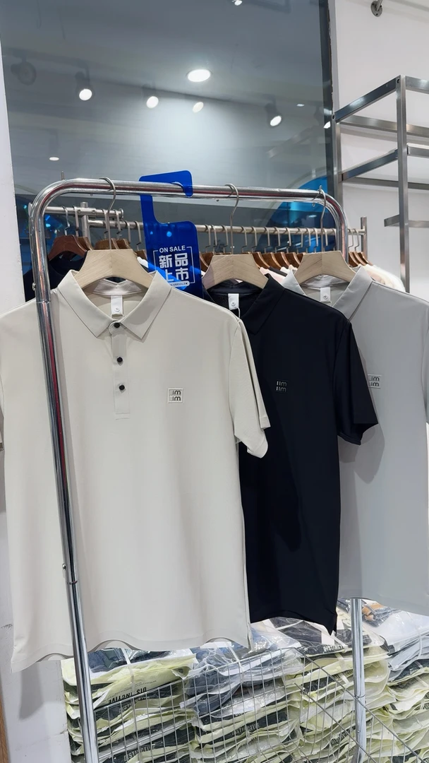 32028男士夏季无痕polo衫半袖T恤