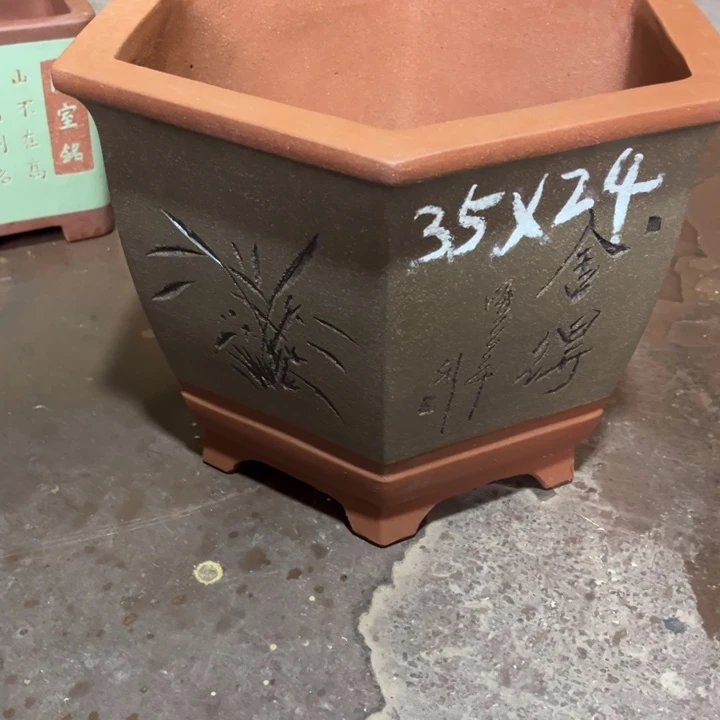 紫砂花盆宜兴紫砂