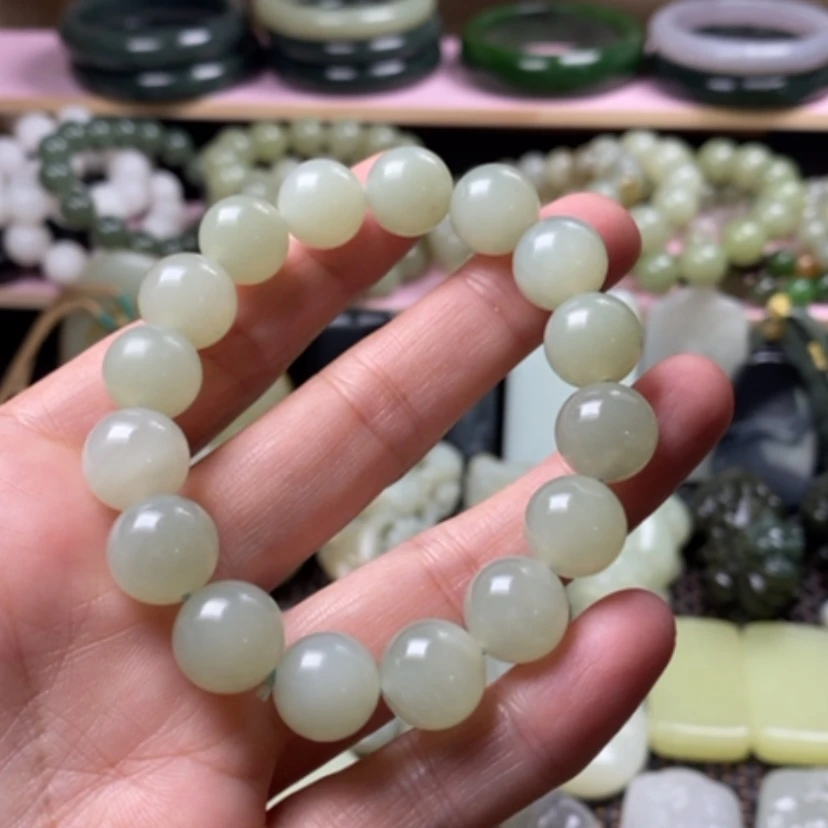 【闪购商品】未镶嵌手链和田玉（糖玉）