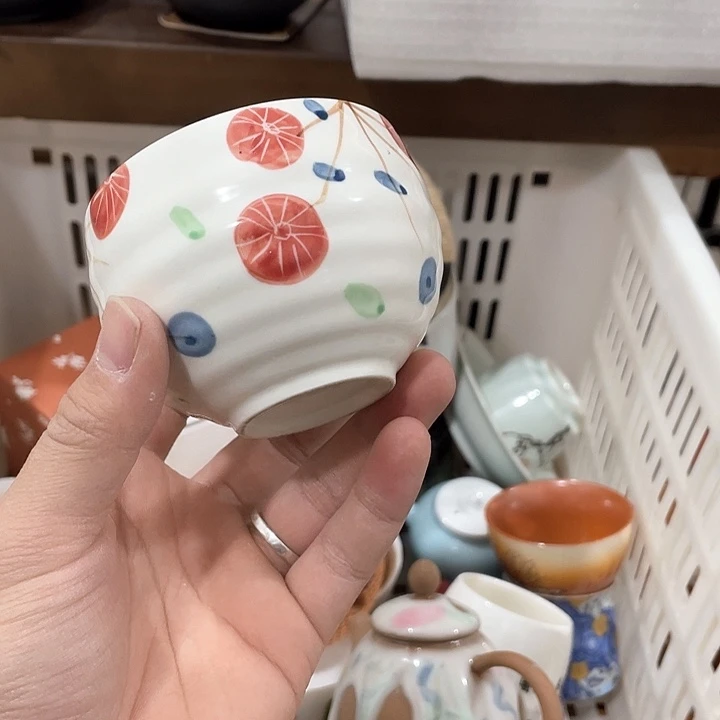 陶瓷茶具全部清清完回家过年