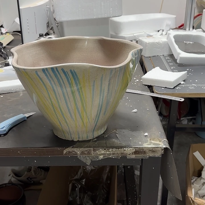 高度24厘米口径34厘米微瑕