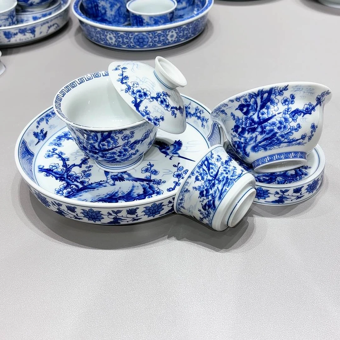 盖碗景德镇高温茶具