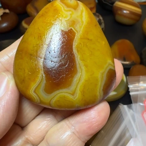 摆***渡石材原石桌面摆件