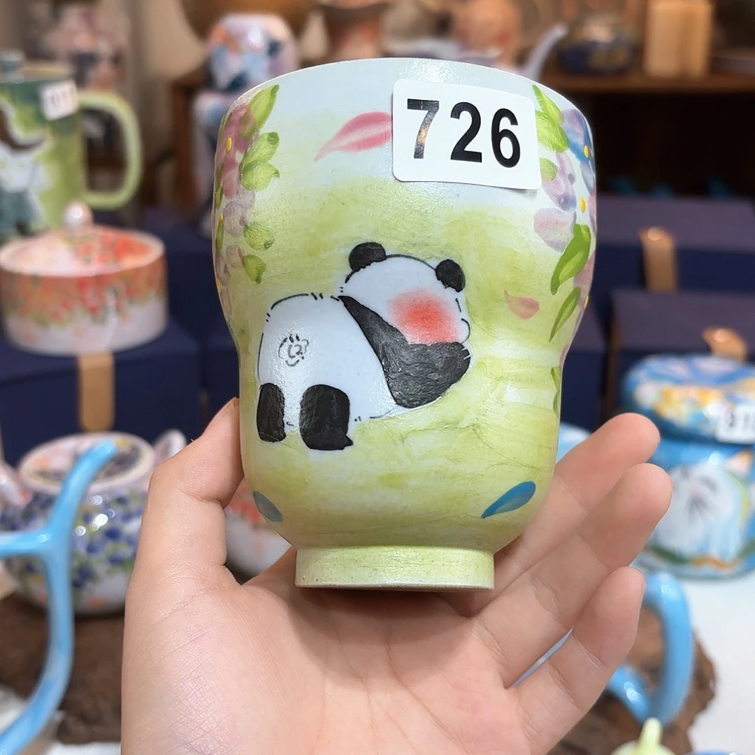 景德镇手绘高温釉下彩陶瓷茶具