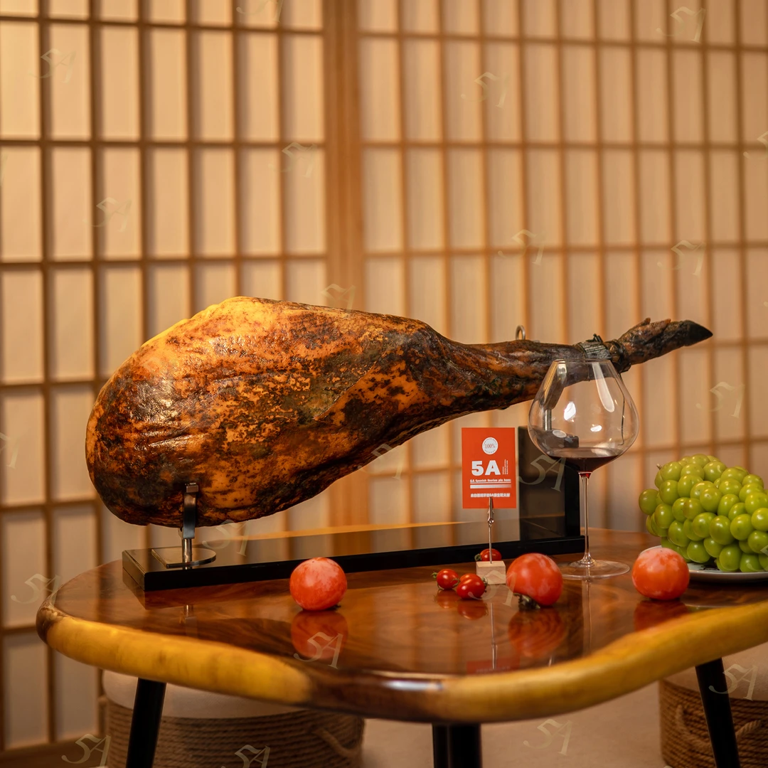 【精选5j黑标整腿】西班牙伊比利亚火腿进口礼盒精选黑标整腿