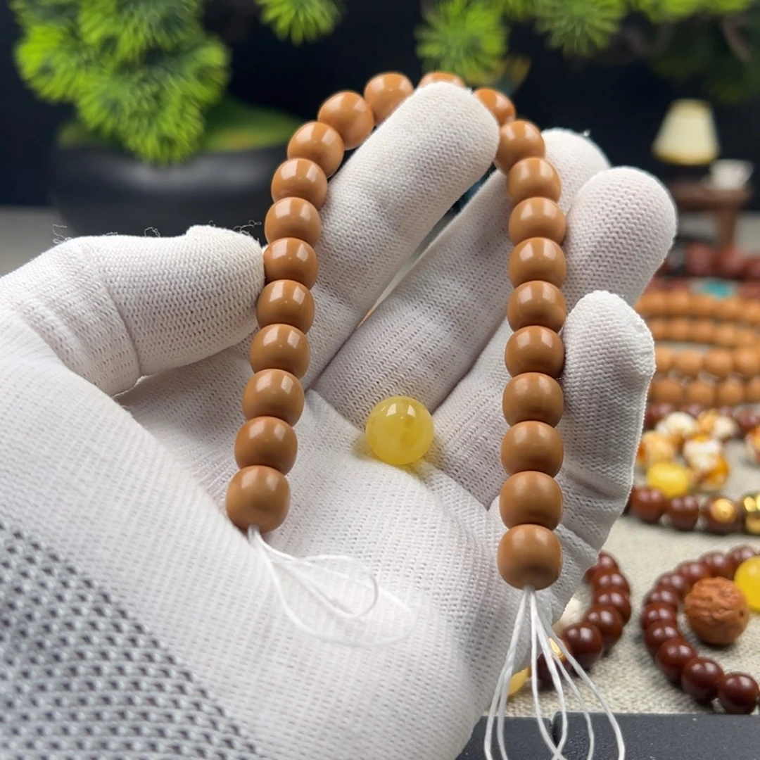 猴头核桃手串下****眼配饰