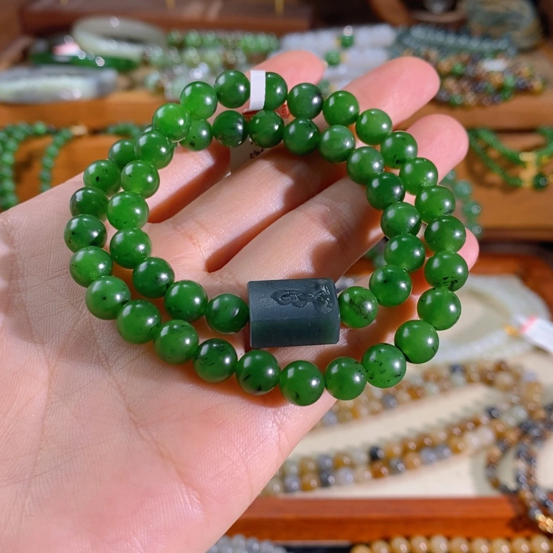 和田玉未镶嵌手链