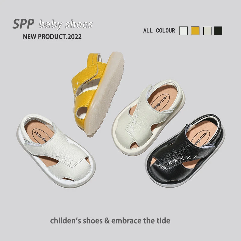 男宝包头凉鞋韩版学步鞋女童沙滩鞋宝宝镂空透气夏季新款软底1866