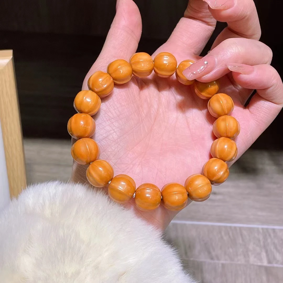 【久缘】猴头雕刻三花鲨鱼背，小核桃大尺寸男女通用文玩小众手串