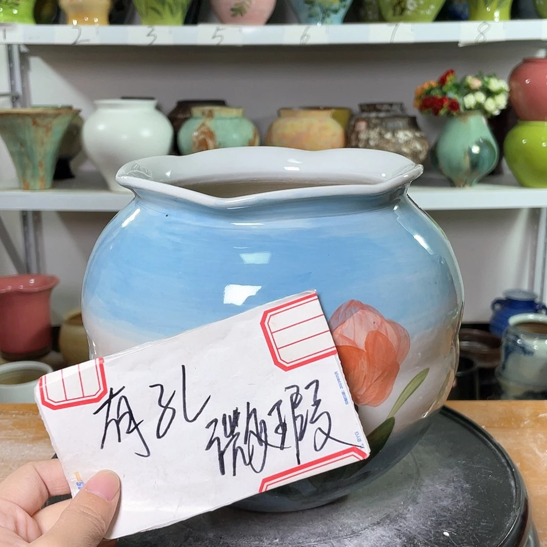 景德镇陶瓷高温陶瓷花盆