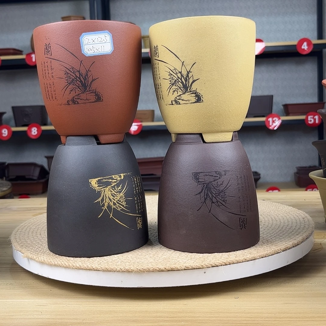 紫砂花盆紫砂花盆