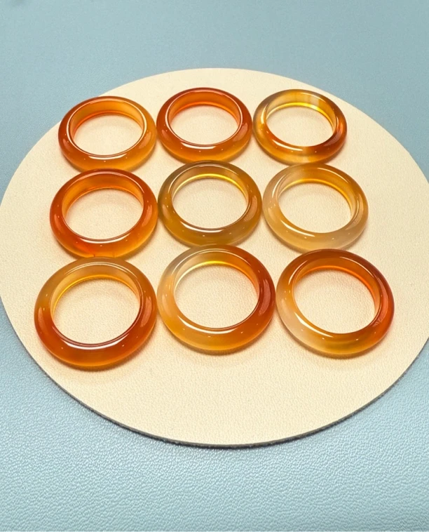 金运锦鲤玛瑙戒指（戒圈自选）【港码】多样性发货只发其一