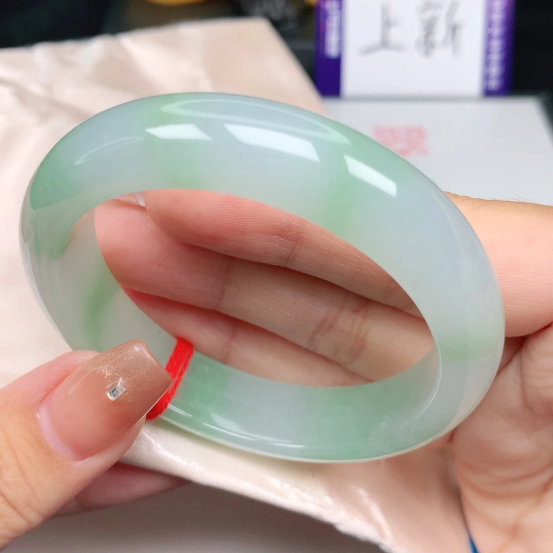 未镶嵌手镯翡翠54正圈