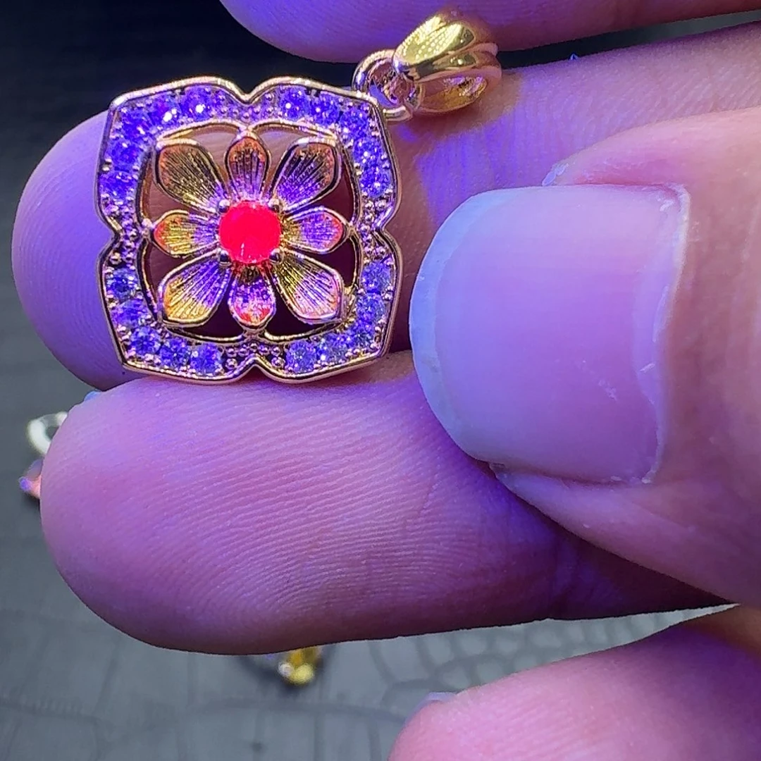戒指银S925镶嵌水晶