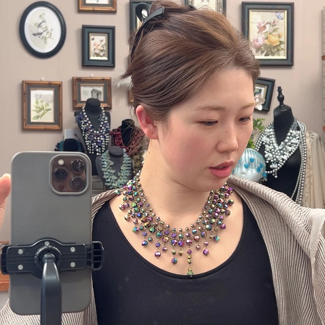 糯***吖玻璃颈饰编号218 项链