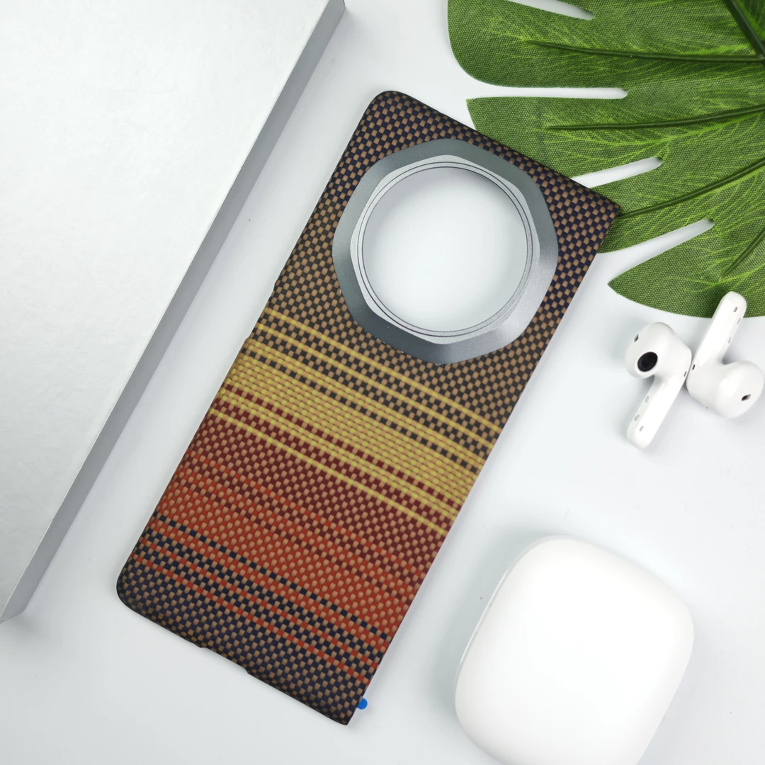 适用于荣耀MagicV3芳纶纤维裸机手感magicv3凯夫拉超薄磁吸手机壳