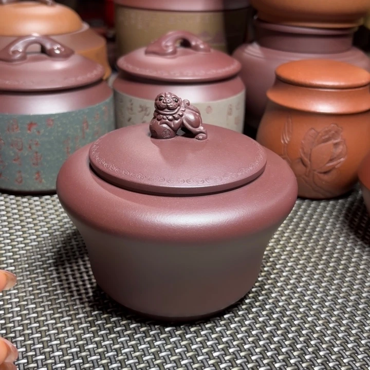 紫砂茶叶罐中高端紫砂茶叶罐